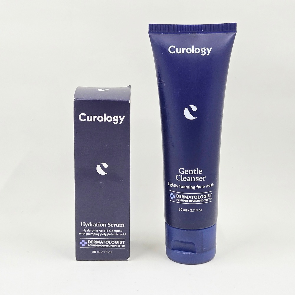 Curology Hydration Serum 1oz and Gentle Cleanser 2.7oz Set